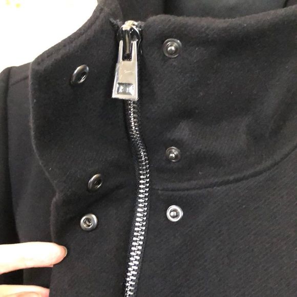 Theory Funnel Neck Coat NWT - Picture 5 of 14